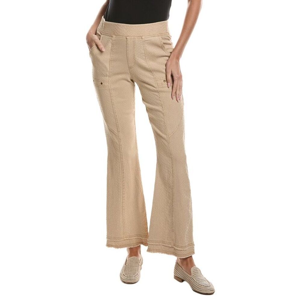 Xcvi Womens Askell Flare Pant, Cream